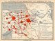 Turkey / Armenia: French map depicting the location of massacres and deportations that occurred  during the Armenian Genocide, 1915